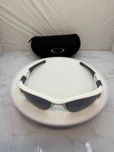 Oakley Flak 03-917 White Grey Frame With Dark Smoke Lenses 63-14-133 Made in USA - Picture 1 of 10