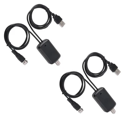 2pcs High Gain HDTV Antenna Amplifier Signal Booster Supports 1080P and ATSC - Image 1 of 4