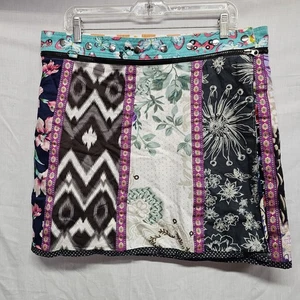 Arena Ibiza Zand Reversible Floral Print Womens Wrap Adjustable Skirt One Size - Picture 1 of 4