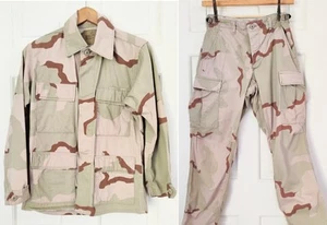 US Military Uniform XS Camouflage Desert Storm Jacket Pants - Picture 1 of 7