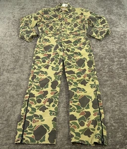 Vintage Walls Coveralls Mens Medium Duck Camo Blizzard Pruf Lined Hunting USA - Picture 1 of 23