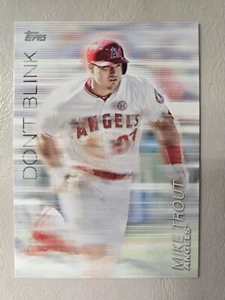 2018 Topps Update Series Mike Trout Don't Blink #DB-5 Los Angeles Angels Insert - Picture 1 of 2