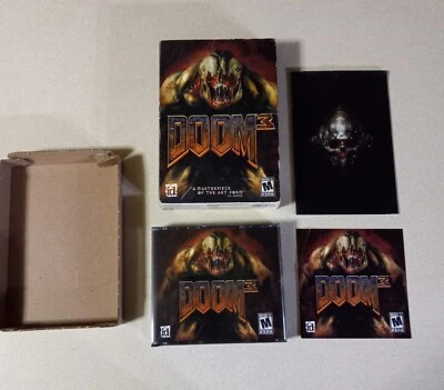 Doom 3 Complete 3 Disk Set PC ID 2004 Fighting Gaming Classic Horror - Image 1 of 4