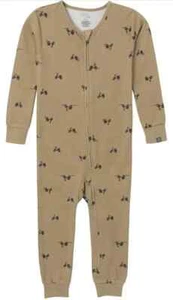 Modern Moments Gerber Baby & Toddler Hacci Footless Pajamas 3-6 Months Neutral - Picture 1 of 3