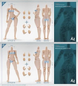 JET STUDIO TS-FB-001 TS-FB-002 1/12 Scale Female Body Model for 6'' FAG Figma - Picture 1 of 4