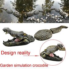 Floating Crocodile  Water Decoy Garden Pond Art Decor for Goos e Control New