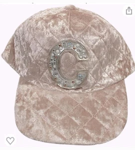 New Justice girl’s pink initial C embellished cap - Picture 1 of 3