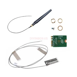 WiFi Antenna Cable + Card  For DELL OptiPlex 3040 3050 3070 7040 7050 7060 7070 - Picture 1 of 10