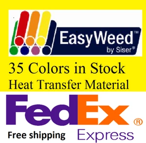 Siser EasyWeed Heat Transfer 15" X 10yd Choose From 35 COLORS Made in Italy HTV - Picture 1 of 4