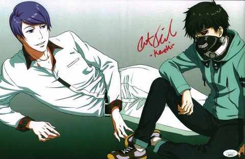 Austin Tindle KEN KANEKI Tokyo Ghoul 11x17 Photo Poster Signed Autograph JSA COA Cover