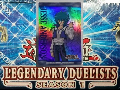 YUGIOH -Jesse Anderson - Token Spielstein Holo - Legendary Duelists: Season 1 NM - Bild 1 von 3