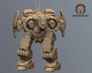 Battletech Miniatur Fafnir Mini FNR-5 Mech WarriorLance MWO Mech 6mm Rüstung - Bild 1 von 2