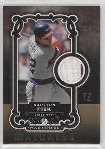 2007 SP Legendary Cuts Masterful Material Carlton Fisk #MM-CF HOF