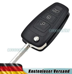 Ersatzschlüssel Klapp Gehäuse für Ford Transit Connect Tourneo 3 Tasten - Picture 1 of 7