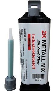 50g 2K Klebstoff Karosseriekleber Metallkleber Kunststoffkleber Kleber milchig - Bild 1 von 3