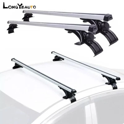 Crossbar Fits for Nissan Leaf ZE0 2011–2017 Luggage Carrier Roof Rack Rails - Image 1 of 4
