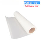 33cm*100m A3+ Roll DTF PET Transfer Film For Epson L1800 L805 P600 P800 Printing