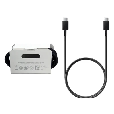 Samsung USB-C Cable Type C Fast Charging Data Cable Universal Black Original - Image 1 of 4
