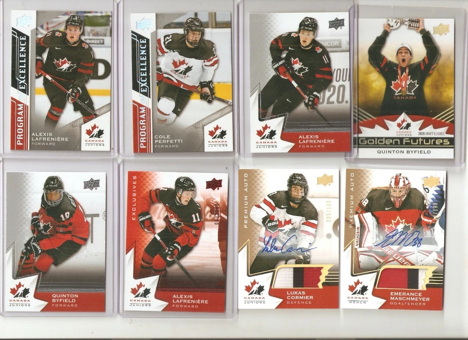 2020 UD Team Canada Juniors Alexis Lafreniere - Image 1 of 1