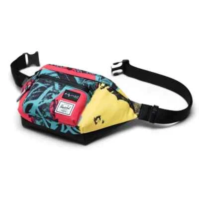 HERSCHEL Andy Warhol Flowers SEVENTEEN HIP PACK fanny bag tote purse nwt C - Image 1 of 4