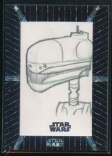 Topps Star Wars High Tek Droid Sketch Card 1/1