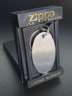 INTROUVABLE ZIPPO PORTE-CLEFS OVALE EN METAL AVEC SA BOITE D