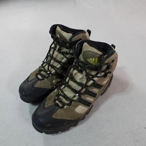 Adidas GeoFit Boots Mens 9 Beige High Top Mountain Grip Hiking Outdoor Trail - Picture 1 of 23