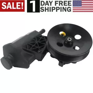 New Power Steering Pump w/ Reservoir & Pulley for 2003-2007 Dodge Ram 2500 3500 - Picture 1 of 13