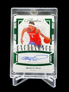 2022-23 Panini Flawless Bradley Beal Excellence Signatures Emerald/5 #ES-BDB - Imagen 1 de 2
