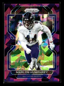 2021 PANINI PRIZM #288 MARLON HUMPHREY PURPLE ICE PRIZM /225 RAVENS COLOR MATCH - Picture 1 of 2