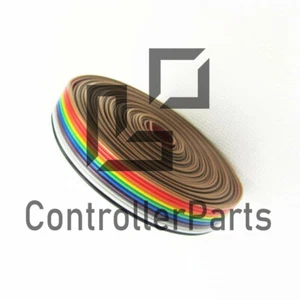 1.27mm Spacing Pitch10 WAY 10P Flat Color Rainbow Ribbon Cable Wiring Wire CA 1M - Picture 1 of 1