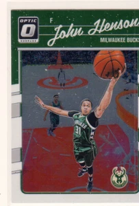 2016-17 Panini Donruss Optic Forward John Henson Milwaukee Bucks Card #9 - Picture 1 of 4