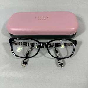 Kate Spade New York Eyeglasses FRAMES ONLY Black Womens Brylie QG9 135 With Case - Picture 1 of 9