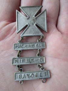 Pre WWII MARKSMAN LADDER BADGE ~ Neat Ladder Badge - Picture 1 of 2