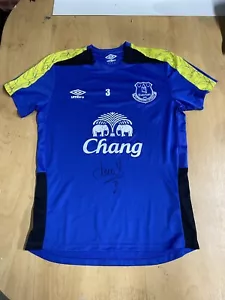 Firmato Leighton Baines Everton 2016/17 n. 3 magliette. Taglia - Small - Foto 1 di 4