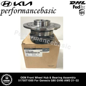 OEM Front Wheel Hub & Bearing Assembly 51750T1500 For Genesis G80 GV80 AWD 21-22 - Picture 1 of 3