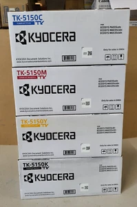 4 Toner Kyocera TK-5150C TK-5150M TK-5150Y TK-5150K Neu OVP ECOSYS P6035 MwSt. - Bild 1 von 5