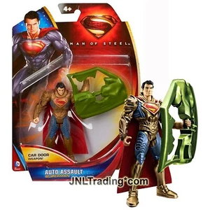 Year 2013 Man of Steel Movie 4 Inch Figure - Auto Assault SUPERMAN with Car Door - Picture 1 of 1