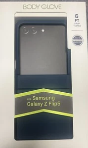 New Body Glove Kickstand Navy Blue Case for Samsung Galaxy Z Flip5 - Picture 1 of 2