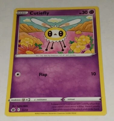 Cutiefly 11/15 McDonalds 2022 Match Battle Pokemon TCG Trading Card Game  - Image 1 of 4