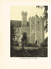 Rotherfield Greys Court Tower Shirburn Castle Vintage Picture 1926