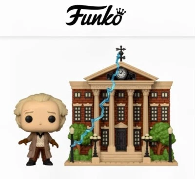 Funko Pop! CIUDAD: REGRESO AL FUTURO - DOC CON TORRE DE RELOJ #15 FIGURA DE VINILO NUEVA  Foto 1 de 4