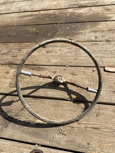 (1) 1959 Cadillac Steering Wheel vintage NEEDS REFURBISHMENT sold as a core - Foto 1 di 14