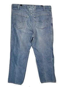 Jeans de mezclilla lavados ligeros marca Dos caballos vintage Levi's hechos en EE. UU. 40x34 - Imagen 1 de 10