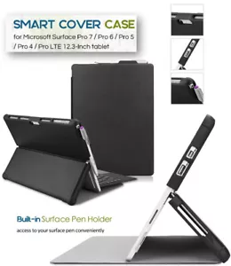 CASE For Microsoft Surface Pro 7/6/5/4/ Pro 2017 Compatible Type Cover Keyboard - Picture 1 of 12