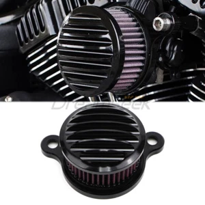 Motorrad Luftfilter Ansaug System für Harley Sportster 1200 883 Aluminum Schwarz - Bild 1 von 9