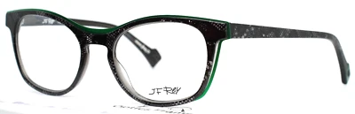 Gafas ovaladas JF REY JF1341 0545 verde negro encaje para mujer 53-19-143 B:40 Foto 1 de 4