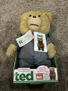 TED 16" 2013 Rare Animated Moving Mouth ~Talking Plush Bear EXPLICIT NIP - Picture 1 of 7