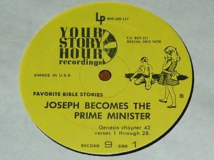 YOUR STORY HOUR - RECORD 9 - JOSEPH BECOMES THE PRIME MINISTER / HIS BROTHERS - Picture 1 of 2