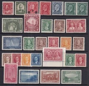 Canada  1931-38 MNH Stamp Lot  Very HICV  Fresh! - Picture 1 of 1